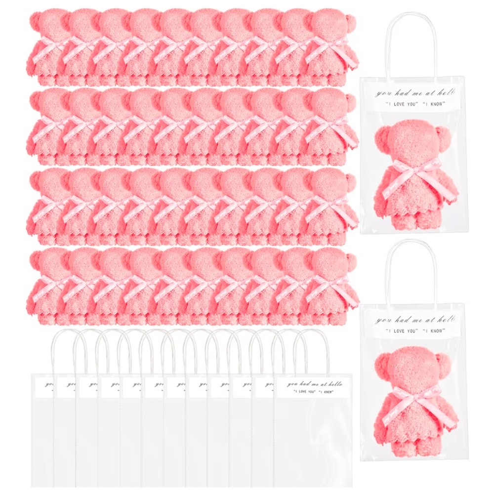 Charming Pink Teddy Bear and Bag Set for Kids